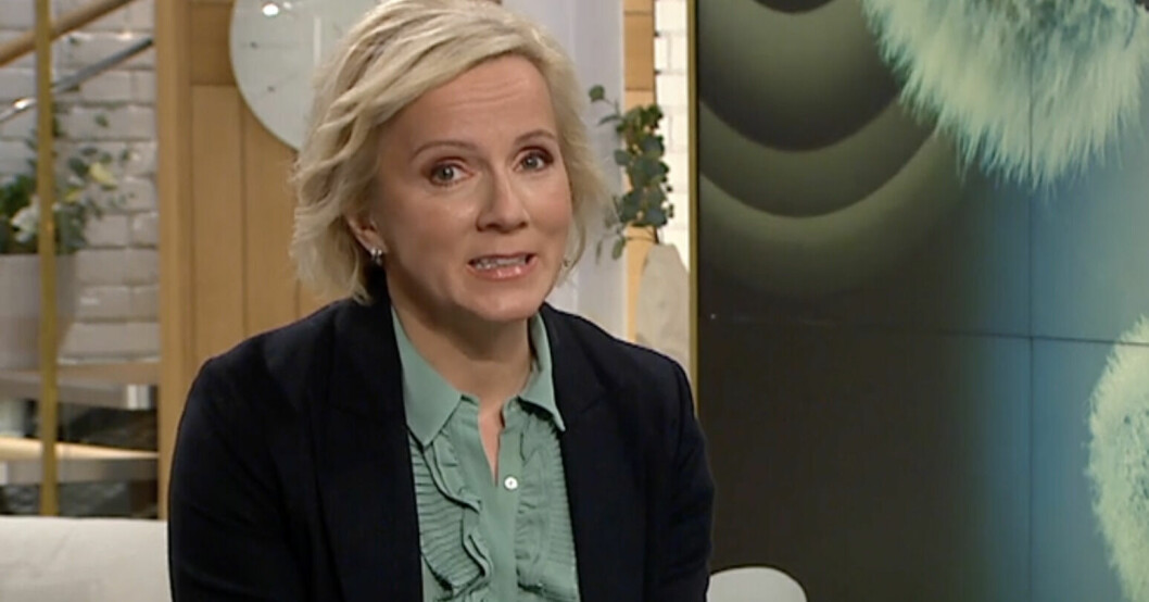 Ulrika Elvgren säger till Expressen att hon blev berörd av inslaget med Ukrainas president Volodymyr Zelenskyj. Ulrika Elvgren