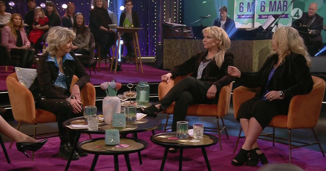 Trätulpanerna på bordet blev Suzzie Tappers pris. SUZZIE TAPPER, LILI OCH SUSIE