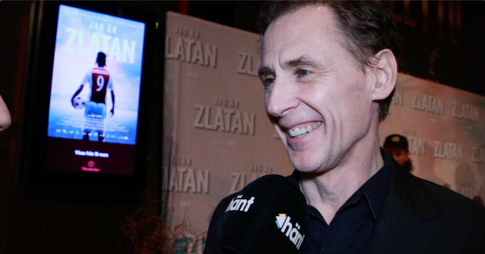 David Lagercrantz på röda mattan på Filmstaden Rigoletto DAVID LAGERCRANTZ