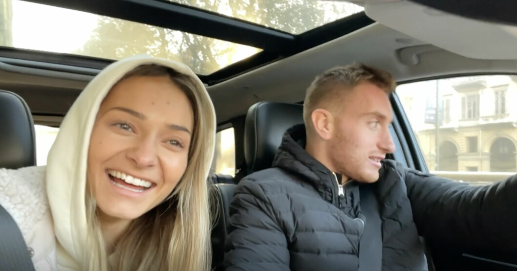 Eldina Ahmic och Dejan Kulusevski i ”Playmakers”. Eldina Ahmic och Dejan Kulusevski