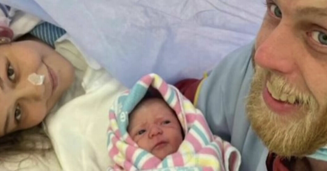 Emma Fitzsimmons, Aaron och dottern Willow. Emma Fitzsimmons, Aaron och dottern Willow