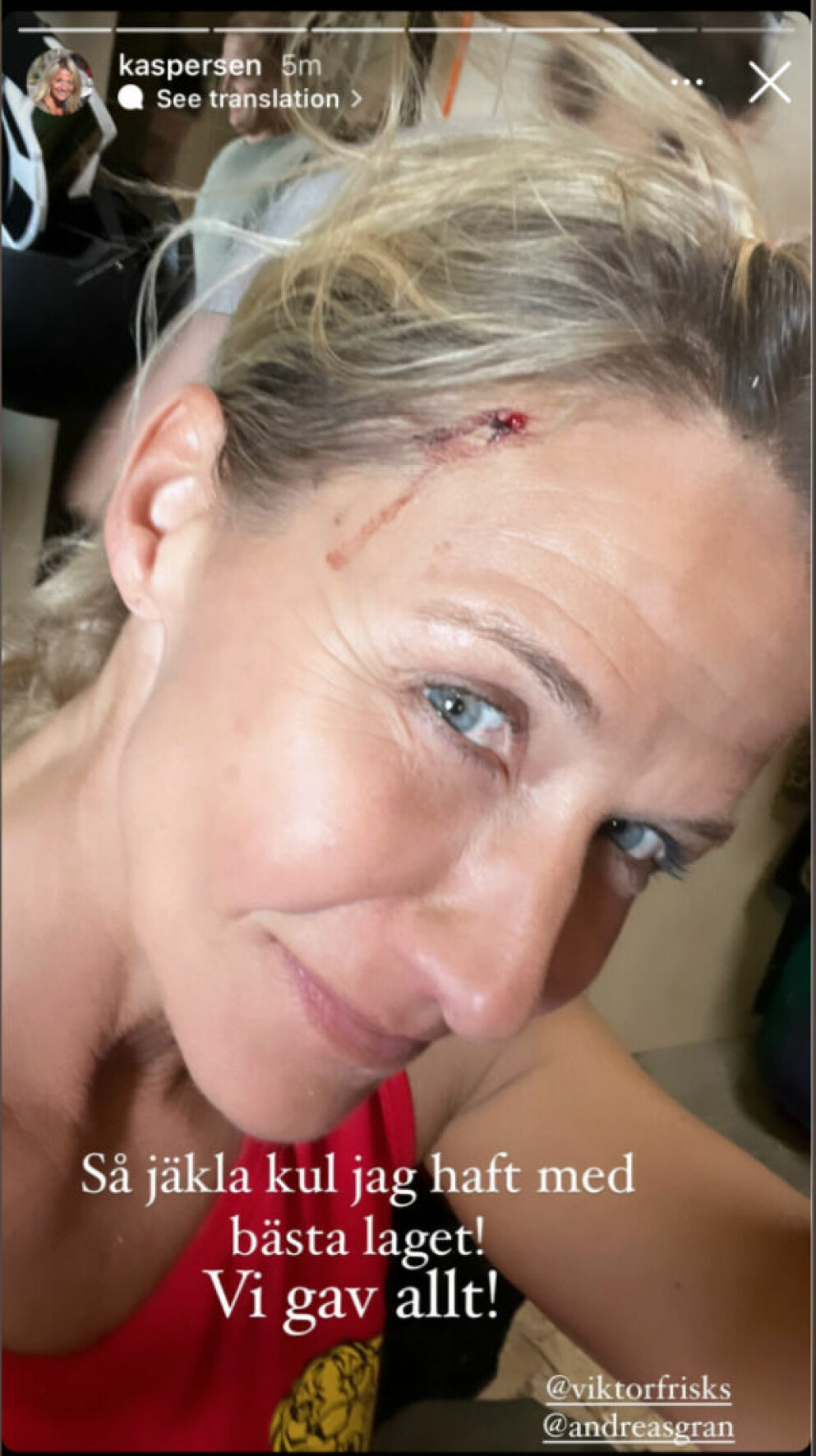 Krya på dig Kristin! KRISTIN KASPERSEN