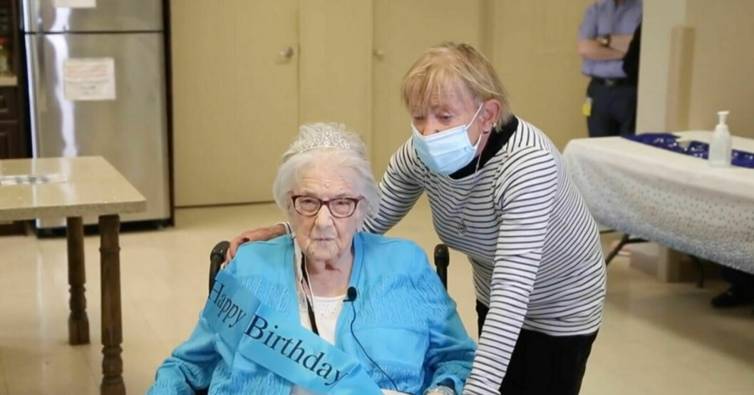 Gerda Cole och Sonya Grist återförenades efter 80 år ifrån varandra. Gerda Cole och Sonya Grist