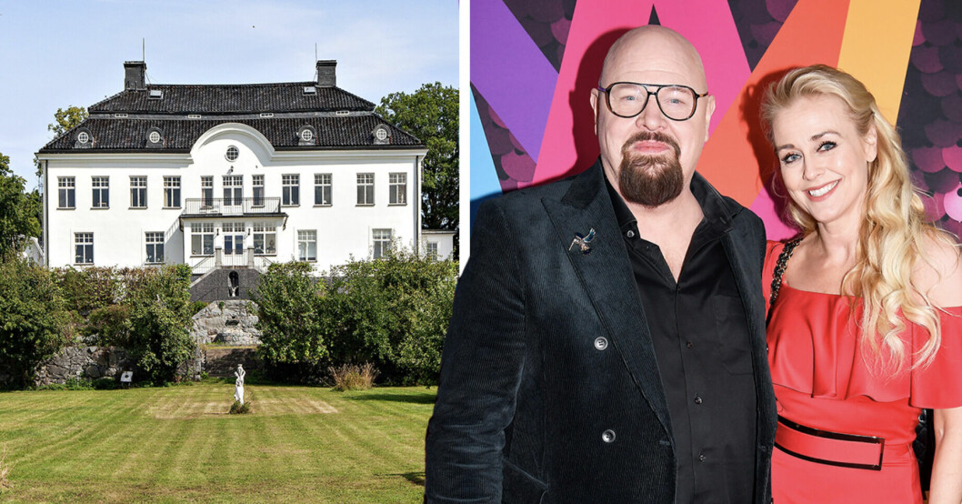 Första bilderna på Anders Bagges slott – hit flyttar TV4-profilen