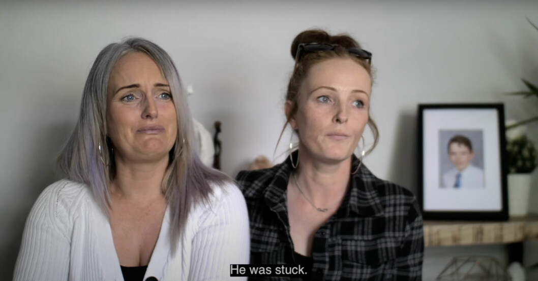 Williams mostrar Jayne Drennan och Claire Drennan berättar om den fruktansvärda olyckan. Jayne Drennan och Claire Drennan