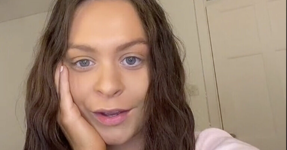 Elise Jones beställde ett dna-test på fyllan. Elise Jones