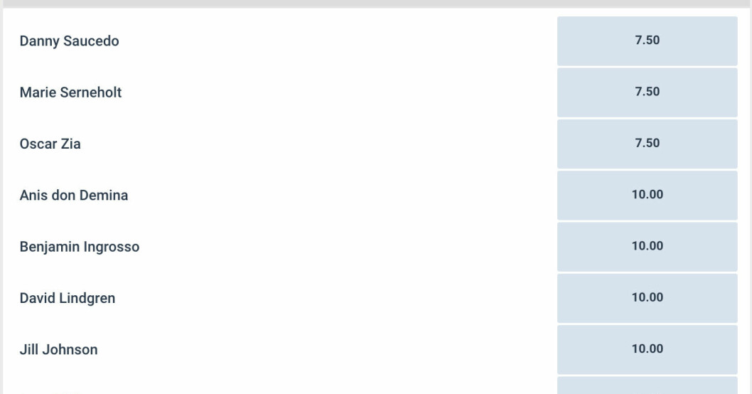 Odds. Odds
