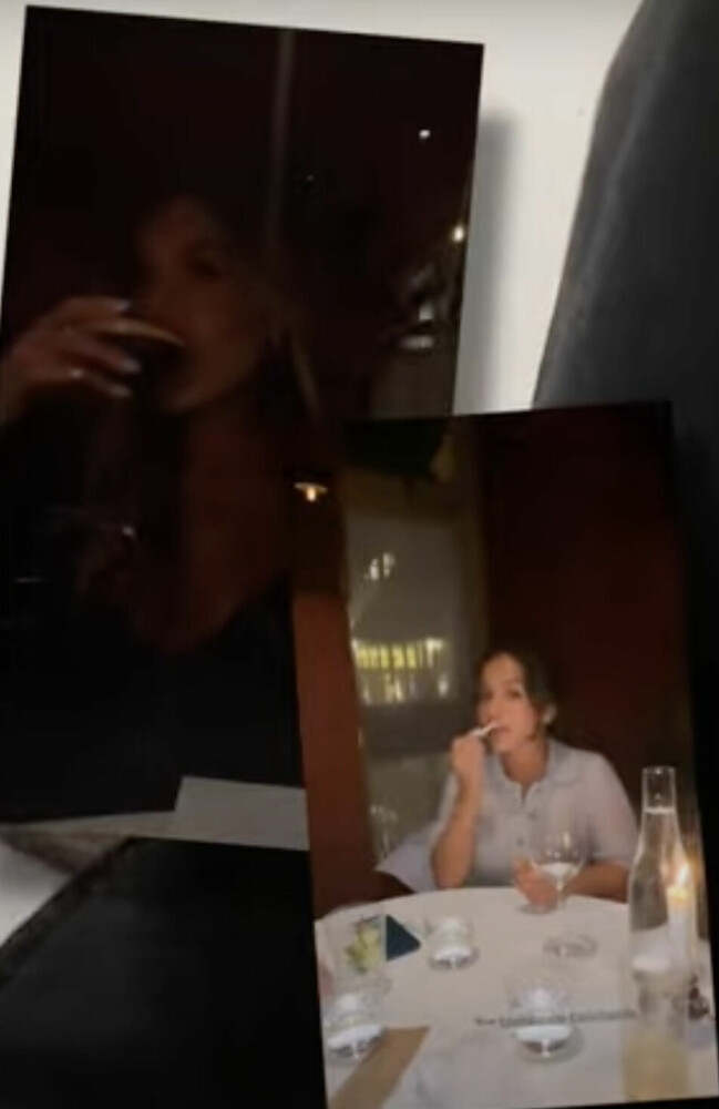 Bianca delar bilder i vloggen. Biancas utekväll.