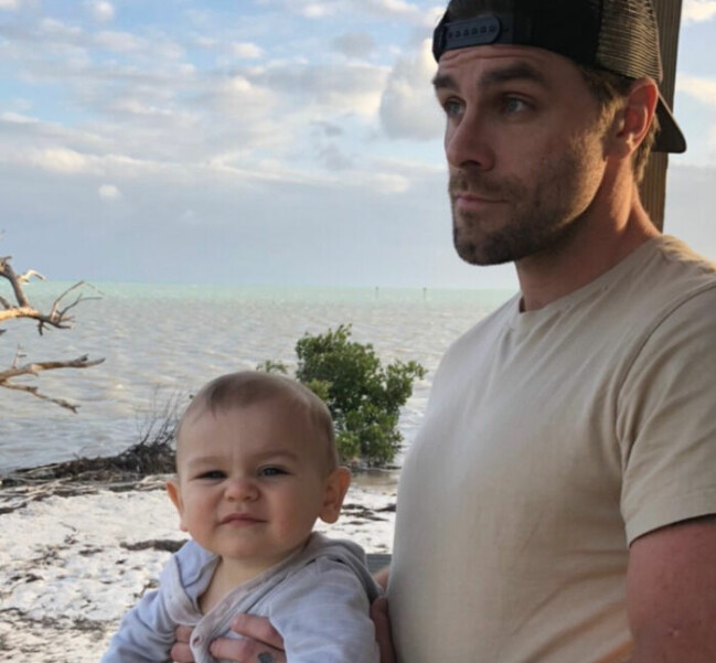 Folk använde ofta Pauls efternamn Duffy som hans tilltalsnamn. Här är sonen Luca bara ett år gammal. Duffy med sonen Luca.