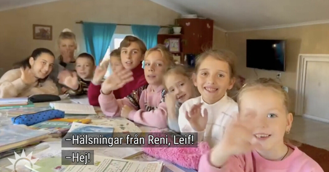 Barnens hälsning i programmet