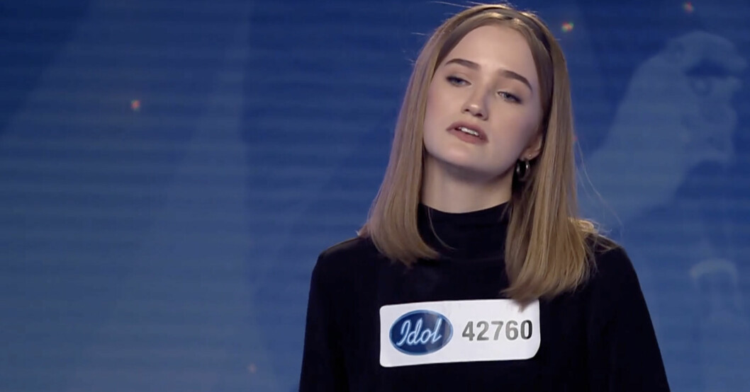 Foto: TV4 Moa tävlade i Idol 2018