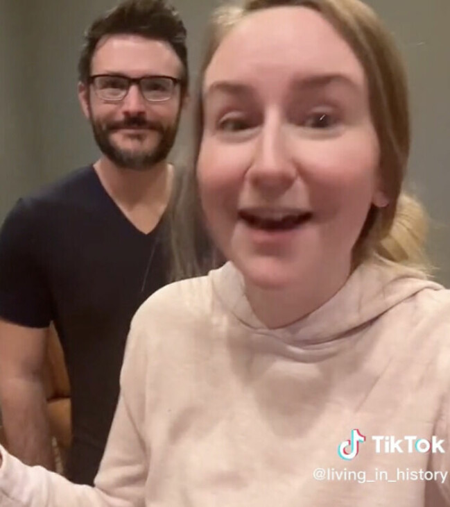 Courtney och Matt.