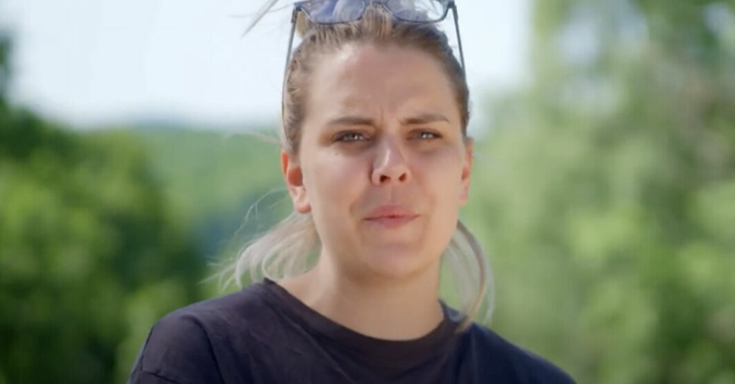 Denice dejtar Henrik Kullander i Bonde söker fru 2022. Foto: TV4 Denice Bonde söker fru 2022