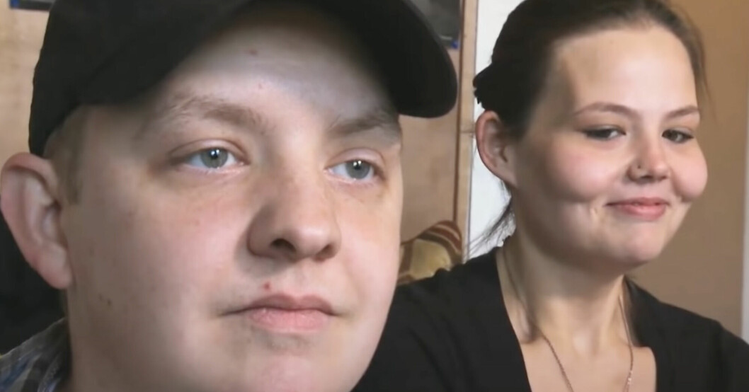 Christina och pojkvännen Shane i TLC:s uppföljningsprogram från 2016. Då hade de precis flyttat ihop.