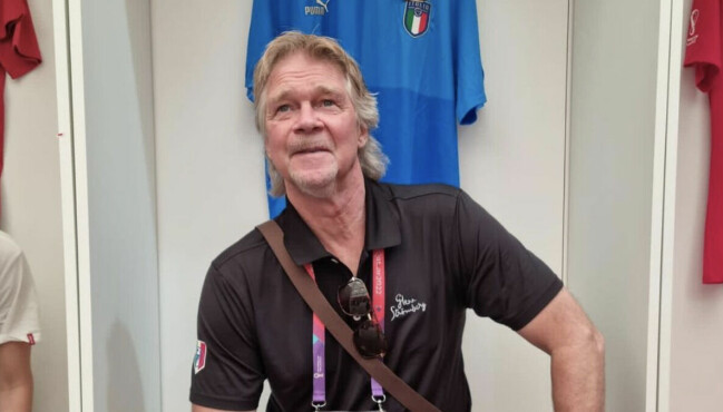 Varken Sverige eller Italien är med i årets VM, någonting som Glenn Strömberg beklagar sig över. Han spelade åtta år i Atalanta från Bergamo och har fortfarande boende i landet.