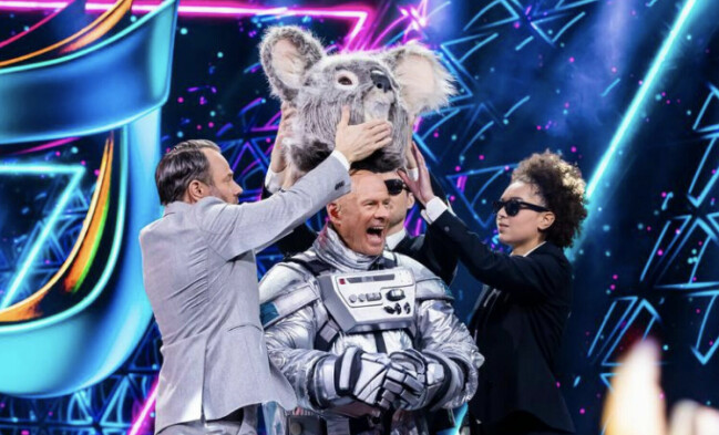 Lasse tävlade i Masked singer våren 2022. Foto: TV4 Lasse Holm i Masked singer