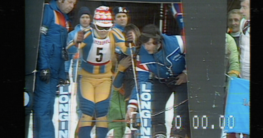 Ingemar Stenmark under en tävling i österrikiska Kitzbühel 1975. Ingemar Stenmark under en tävling i österrikiska Kitzbühel 1975.