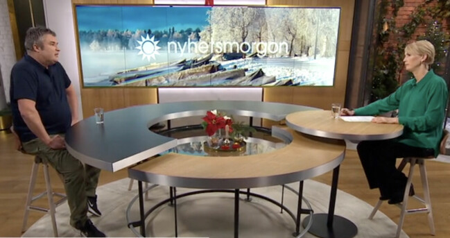 Marcus och Jenny pratar om hemska kraschen i Nyhetsmorgon. Marcus och Jenny pratar om hemska kraschen i Nyhetsmorgon.