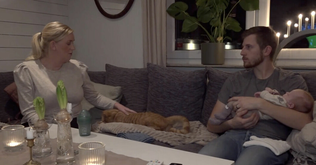 Ludvig och Helen har varit föräldrar i drygt två månader, något de trivs med väldigt bra. De försökte få barn i över fyra år.