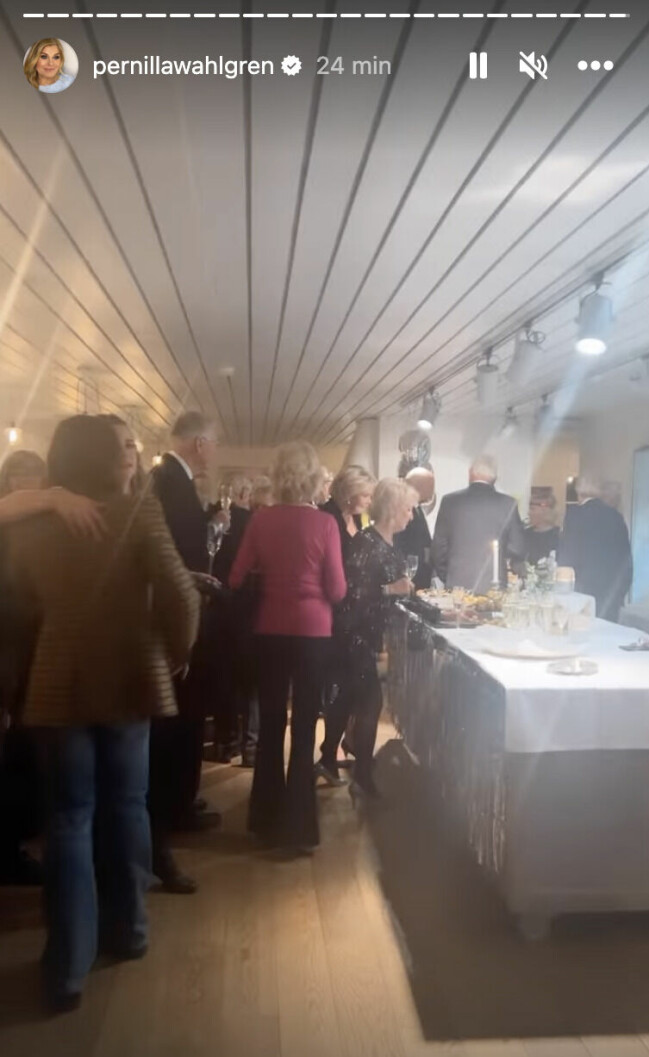 Gästerna på plats.
