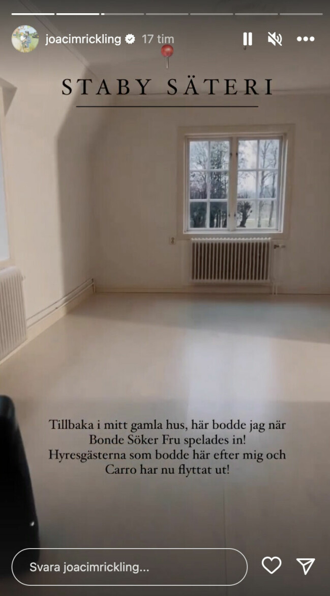 Joacim Ricklings gamla hus.
