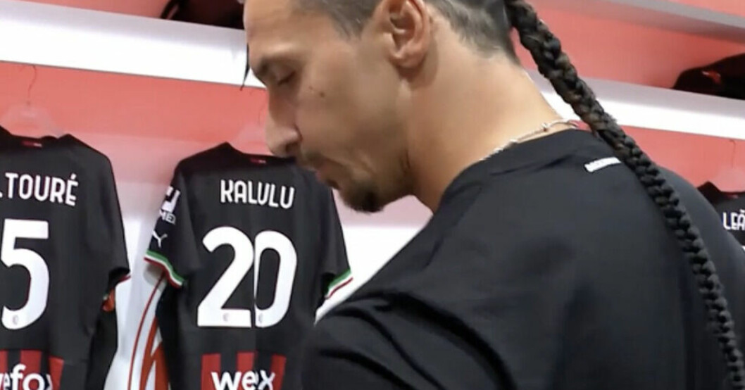 Zlatans tidigare ”samurajfläta” från i augusti i år. Zlatans tidigare ”samurajfläta” från i augusti i år.