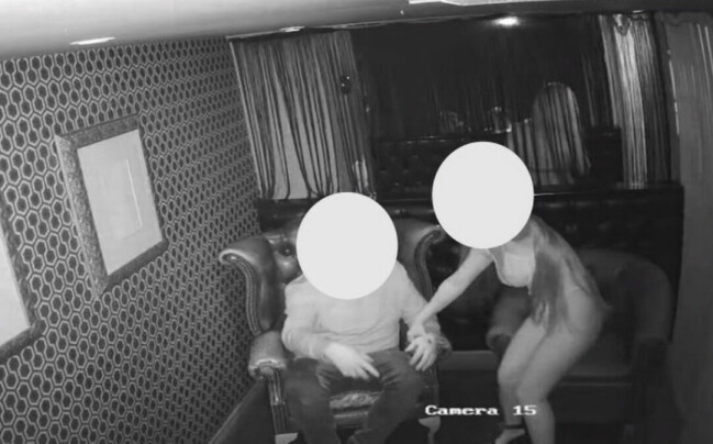 Övervakningsfilmerna tvingade strippklubben att bomma igen.