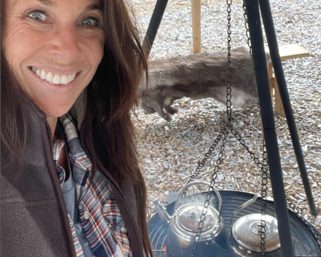 Magdalena Forsberg är en riktig friluftsmänniska som älskar att vara ute i naturen. Magdalena Forsberg är en riktig friluftsmänniska som älskar att vara ute i naturen.