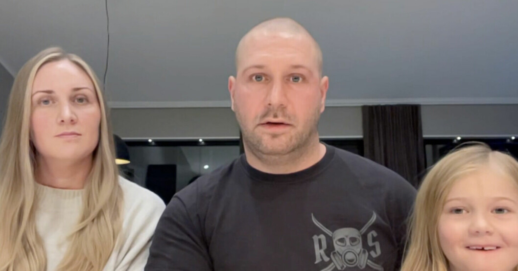 Familjen de Smits var med på länk i torsdagens Efter fem på TV4.