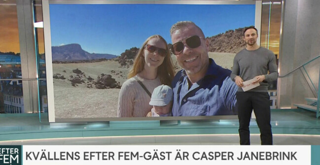 Casper Janebrink i Efter fem.