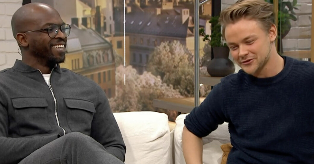 Kodjo överraskar Hampus i sändning! Kodjo överraskar Hampus i sändning!