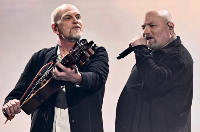 Nordman under fredagens repetitioner inför Melodifestivalens semifinal i Örnsköldsvik. Nordman under fredagens repetitioner inför Melodifestivalens semifinal i Örnsköldsvik.