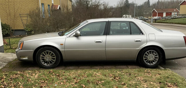 Svennes Hedlunds Cadillac, bild ur Blocketannonsen. Svennes Cadillac