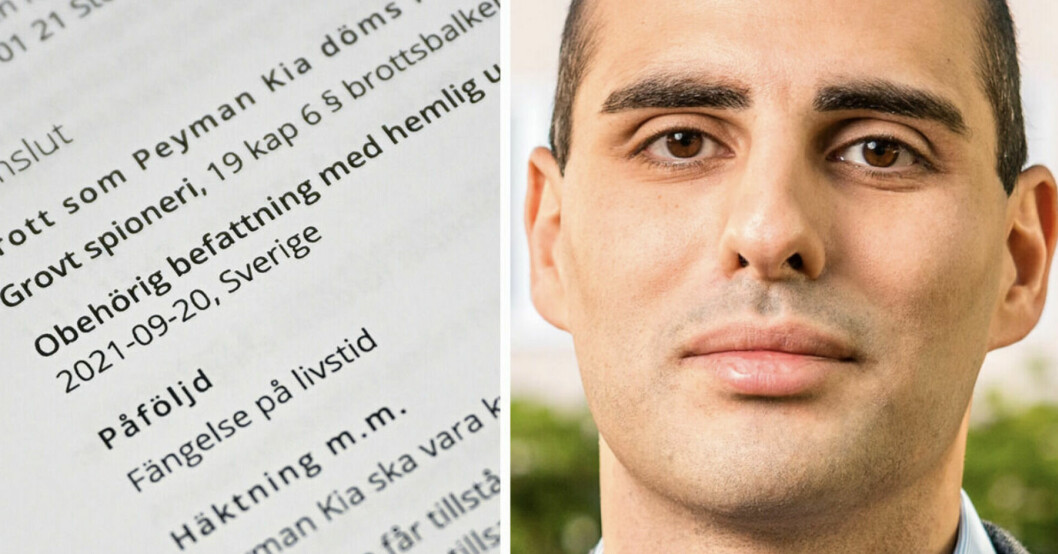Spiondömde Peyman Kia, 42, erkänner delar av brottet – säger att det handlade om pengar.
