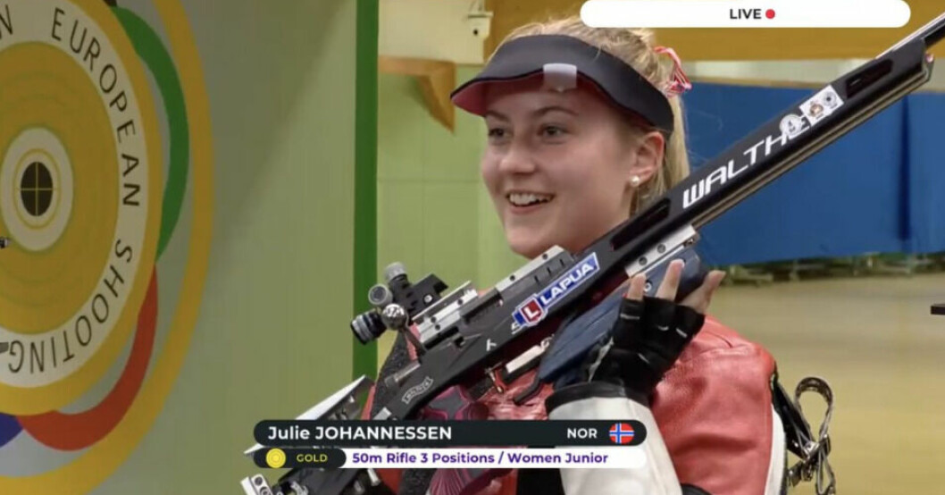 Julie vann EM-guld för juniorer i polska Wroclaw i höstas. Julie vann EM-guld för juniorer i polska Wroclaw i höstas.
