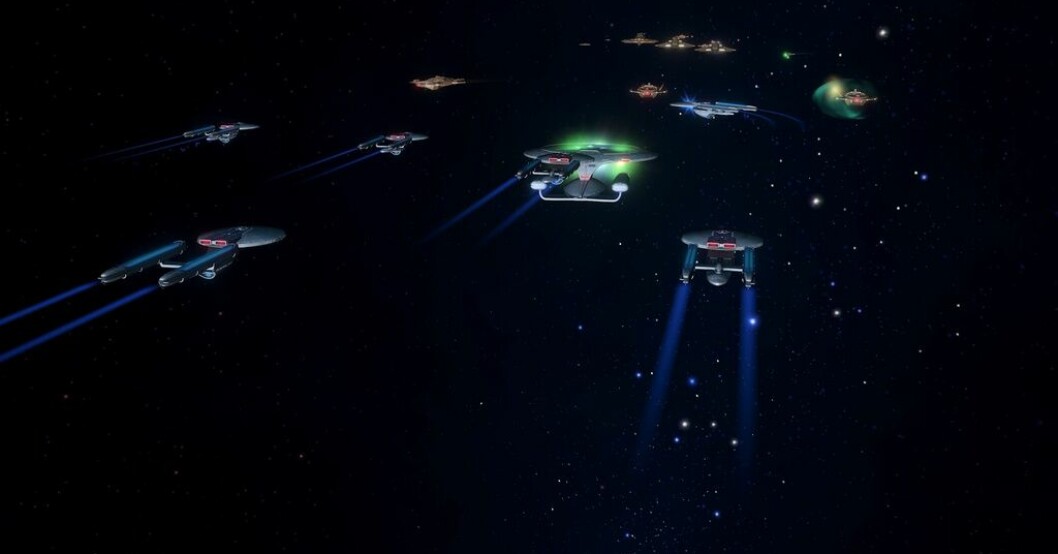 Skärmbild från "Star trek: Infinite". Pressbild. Paradox satsar på "Star trek"-strategi