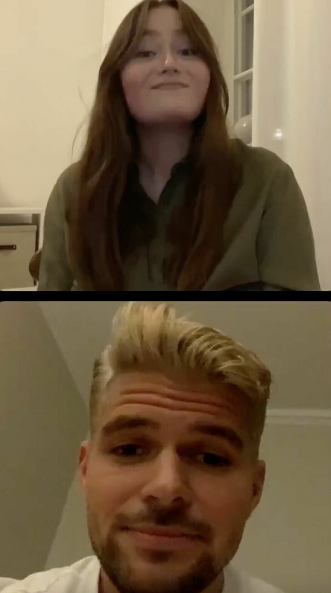 Skärmdump från Hänts livesända intervju på Instagram med <span class=" italic" data-lab-italic_desktop="italic">Farmen</span>-Alexander. Här avslöjar Alexander för oss att han hade sex på 1800-talsgården under inspelningen av tv-programmet <span class=" italic" data-lab-italic_desktop="italic">Farmen</span>. Skärmdump från Hänts livesända intervju på Instagram med Farmen-Alexander.