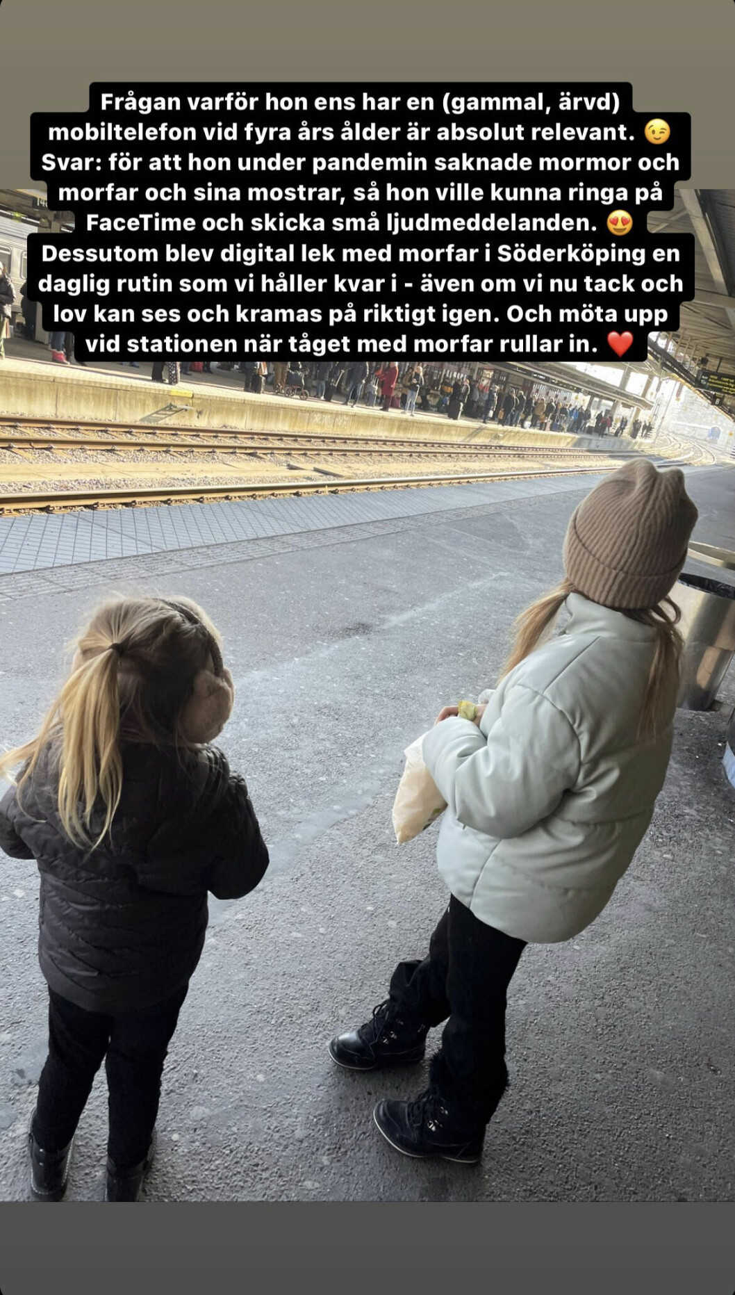 Skärmdump från Sofia Geites Instagram story. Skärmdump från Sofia Geites Instagram story.