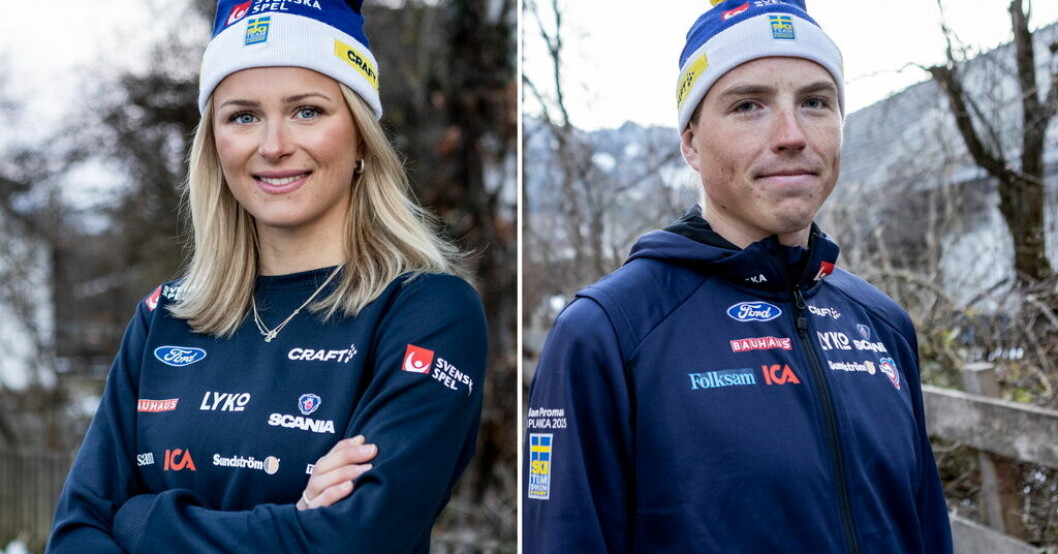 Skidstjärnorna Frida Karlsson och William Poromaa har gjort slut. Skidstjärnorna går isär: Är fortfarande vänner