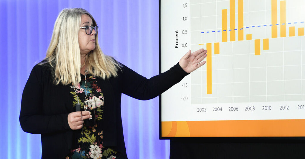 SKR:s chefsekonom Annika Wallenskog efterlyser tydliga besked om kommande statsbidrag.Arkivbild. SKR kräver miljardbesked före midsommar