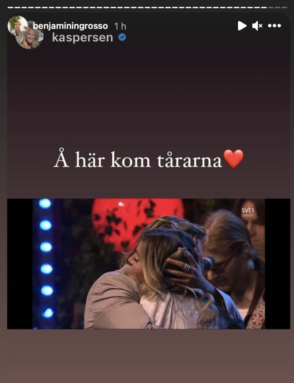 <span class=" italic" data-lab-italic_desktop="italic">Foto: skärmdump Benjamin Ingrossos Instagram</span>