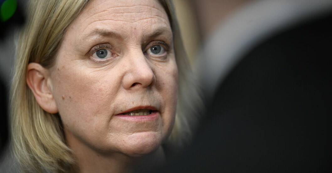 Socialdemokraternas partiledare Magdalena Andersson ställer sig bakom Vänsterpartiets förslag om en snabbutredning. Arkivbild. Andersson om SBB: Utred statlig förköpsrätt