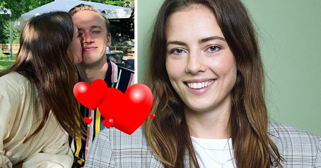 Sofia Karemyr och pojkvännen Martin.