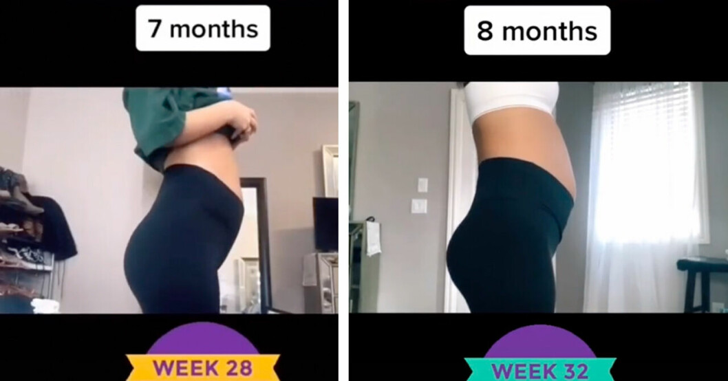 Sofia anklagades för att fejka sin graviditet när hon visade upp gravidmagen på TikTok. Sofias graviditet