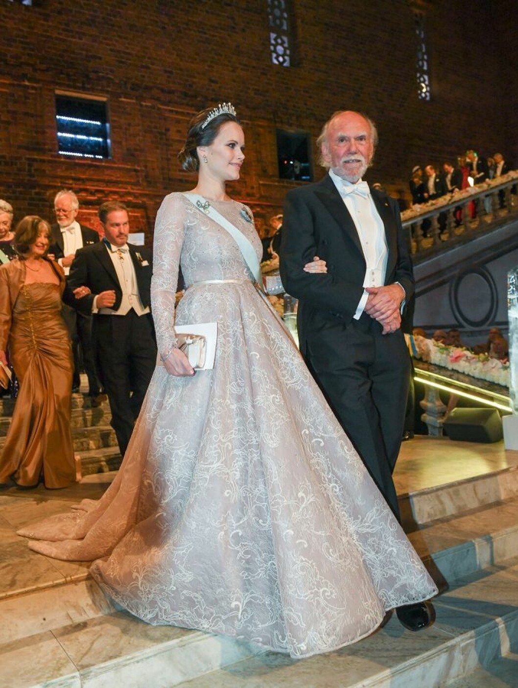 Prinsessan Sofia på Nobelfesten 2017. prinsessan sofia nobel 2017