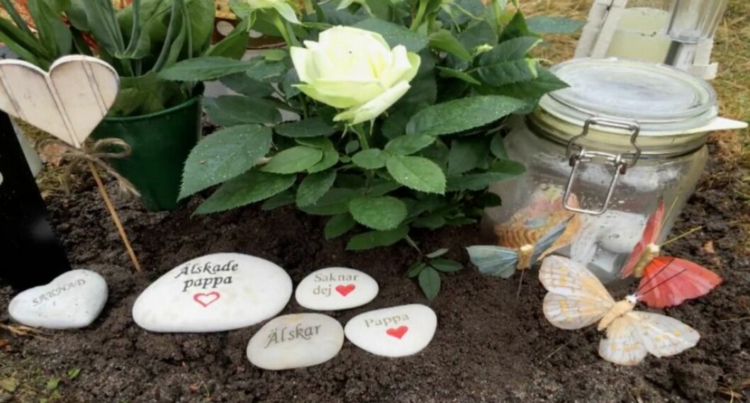 En till synes ofarlig infektion blev Tims plötsliga död. bakom sig lämnade han hustru, barn och ett påbörjat renoveringsprojekt som har stått still sedan han avled. sofias-grav
