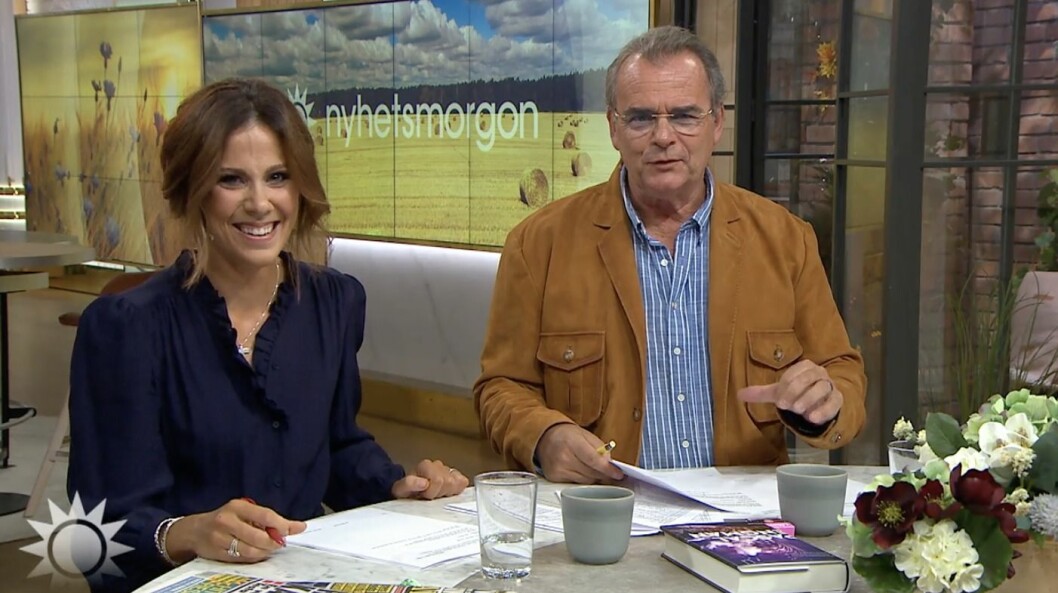 FOTO: TV4 Sofia Geite och Steffo Törnquist