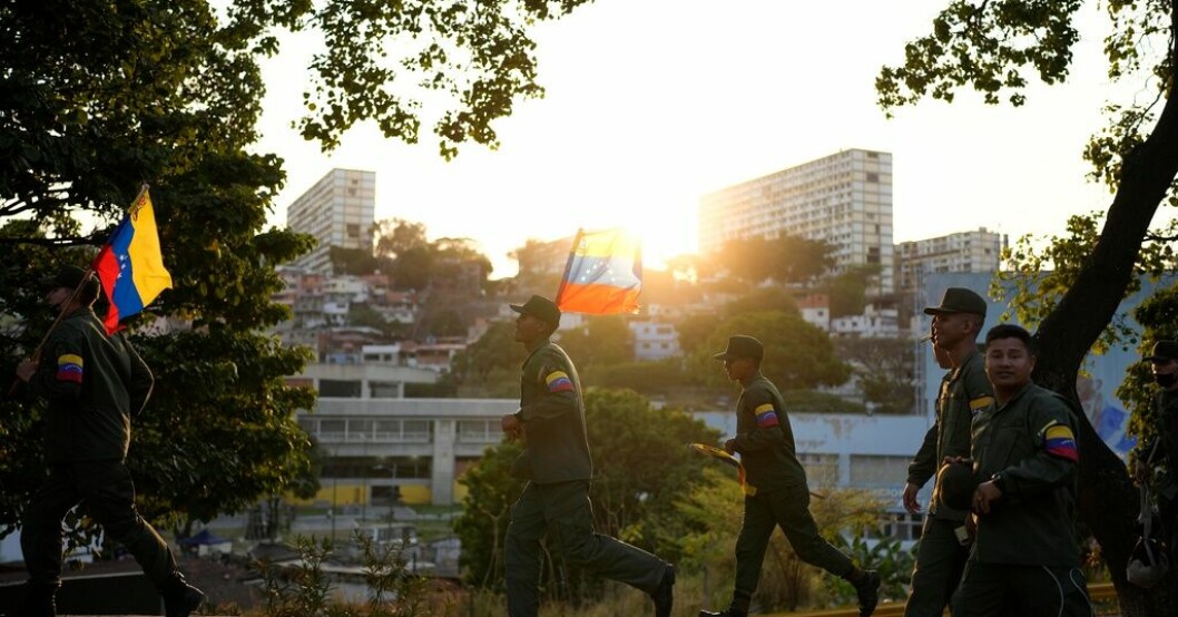Soldater i Venezuelas huvudstad Caracas den 15 mars. Venezuela: Okej att vara homosexuell soldat