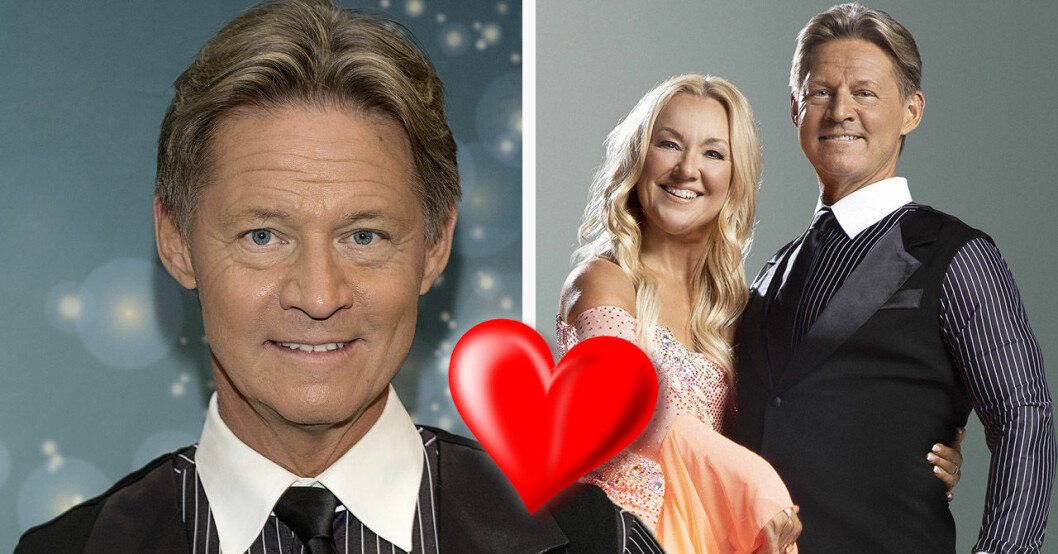 Mikael Sandström och danspartnern Malin Wilson.