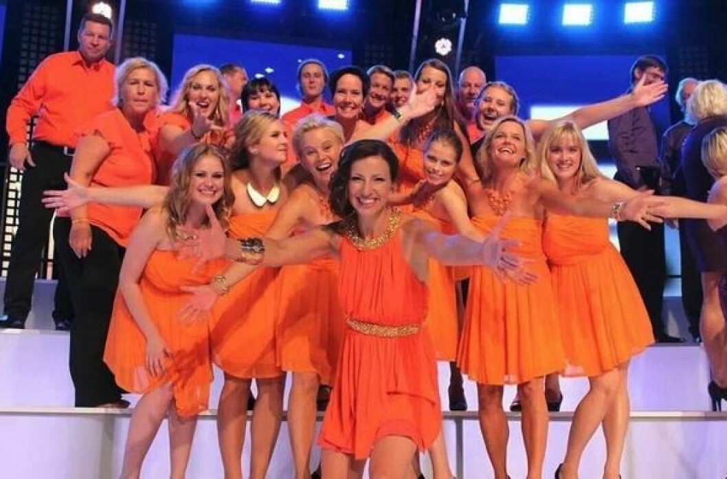 FOTO: TV4 Sonja Aldén i körslaget